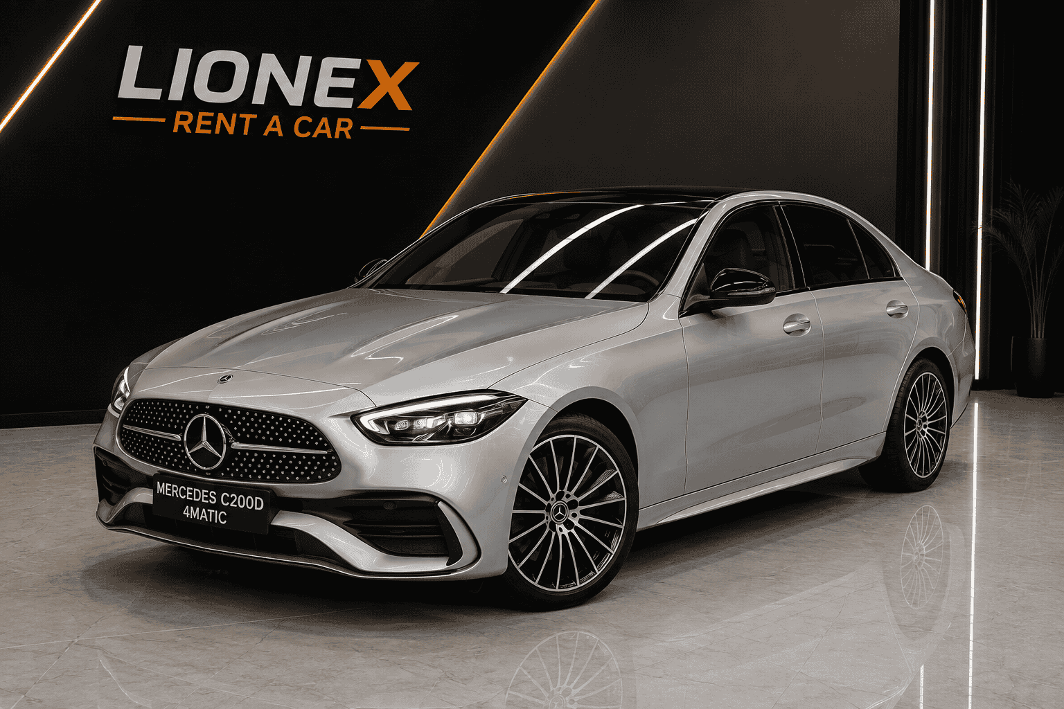 Mercedes C200d 4MATIC Elazığ araç kiralama - Lionex Rent A Car